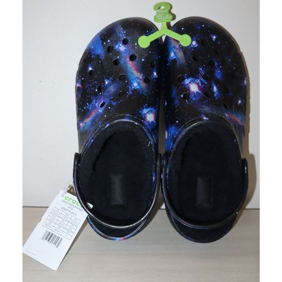Crocs 205975-0C4 Unisex Sz Men's 10 Women's Sz 12 Baya Printed Lined Clogs - Picture 1 of 9